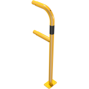 Protective railing | steel tube  48 mm | End post